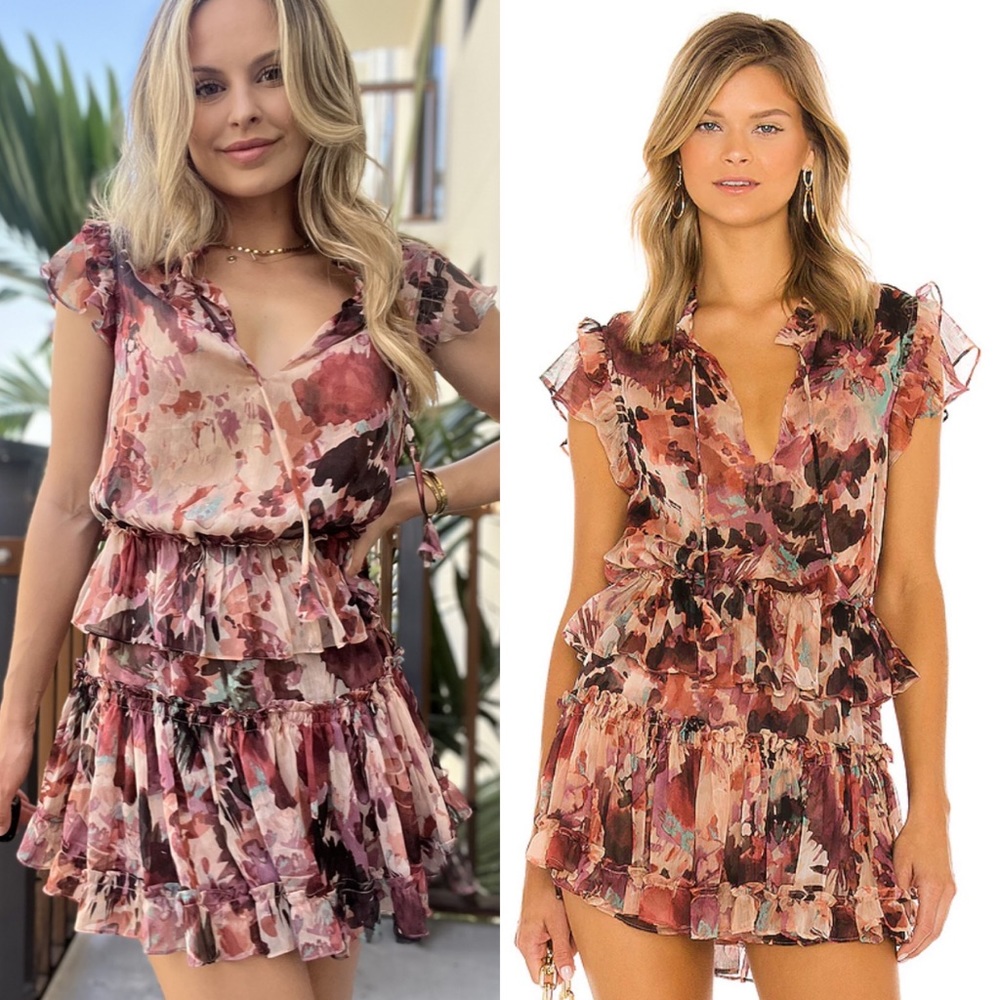 MISA Los Angeles Lillian Lilian Dress in Floradream Flora Dream Size Small